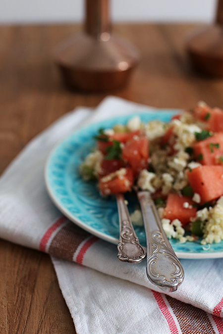 Rezept Wassermelonen-Quinoa-Salat