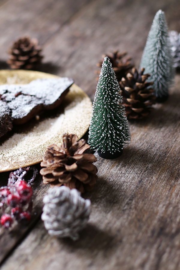 Weihnachtlicher Schokoladenkuchen mit Guiness